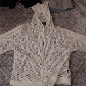 Netted sweater